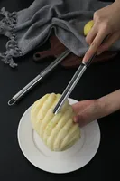 गर्म बेच रसोई गैजेट्स 2022 फल अनानास में कोर slicer स्टेनलेस स्टील अनानास कटर