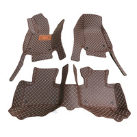Accessoires de voiture en vente chaude, tapis de voiture sur mesure de luxe 7D, tapis de sol de voiture en cuir de luxe, tapis de voiture 7D sur mesure