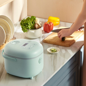 Nồi cơm điện mini thông minh 2L chống dính thiết bị gia dụng cầm tay dây đeo màn hình cảm ứng + Chức năng xoay với màn hình hiển thị nhiệt độ - Product Image 6