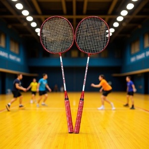 Raquette de <span class=keywords><strong>badminton</strong></span> JIAXIN pour débutants, entraînement de loisirs en plein air, légère, en alliage de fer, dureté moyenne, manche G5, raquette fendue - Product Image 3