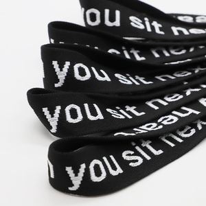 Fashion Heavy Duty Woven Jacquard Lanyard Custom Logo Keychain Strap Music Event Artist Id Badge Lanyard - Product Image 4