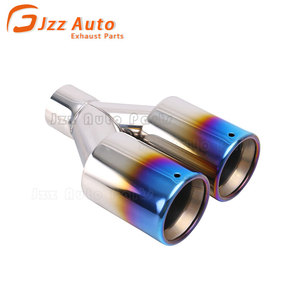 Sistema de <span class=keywords><strong>Escape</strong></span> para Automóvil, Modificación de la <span class=keywords><strong>Salida</strong></span> del Tubo de <span class=keywords><strong>Escape</strong></span>, <span class=keywords><strong>Salida</strong></span> <span class=keywords><strong>Doble</strong></span> de Acero Inoxidable de 2.5" a 3.5", Puntas de <span class=keywords><strong>Escape</strong></span> Dobles Universales - Product Image 2