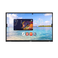 Новейший 110-дюймовый высококачественный интерактивный Android AI Smart Screen TV, интерактивная панель типа «доска» для использования в школах