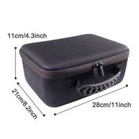 Étui rigide en mousse Pick and Pluck, en tissu Oxford 1680D, antichoc, sac de rangement en EVA avec éponge personnalisable et poche en filet