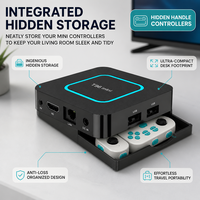 T96 Mini 4K Konsol Game TV Sensor Gerak Nirkabel 2.4GHz Dual Somatosensory Gamepad Multi Pemain Plug and Play Pesta Keluarga