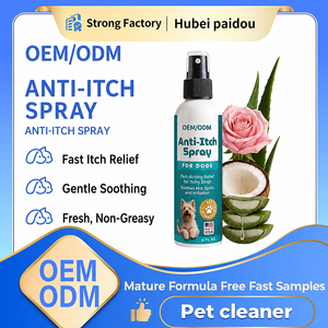 Répulsif externe personnalisé pour animaux de compagnie, <span class=keywords><strong>spray</strong></span> anti-démangeaisons et antibactérien pour chats et chiens, tue les puces, les poux et les tiques - Product Image 1