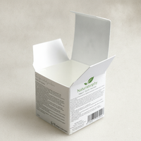 Boîte cosmétique personnalisée en papier coton, emballage holographique à chaud pour essence et toner, coffret cadeau STE