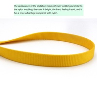 Venta de Fábrica: Cinta de 18mm para Correas de Bolsos, Imitación Nylon, RTS, para Equipaje y Mochilas