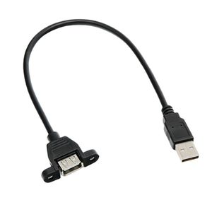 Usb Extension Cable Male To Female With <b>Screw</b> Holes For Panel Mounting 3mm Oxygen Free <b>Copper</b> Wire - Product Image 2