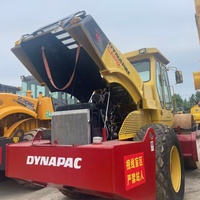 Rouleau compresseur Dynapac CA602D d'occasion, populaire et puissant, pour le compactage des fondations sur les chantiers routiers