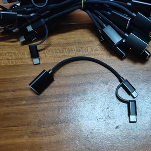 D2682 2 Trong 1 Type-C USB C + Micro USB Để USB 3.0 OTG Adapter Cable - Product Image 5