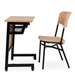 Ensemble table et chaise d'écolier Zoshine Classic Triangle, facile à nettoyer, plateau en <span class=keywords><strong>bois</strong></span>, structure métallique, pour usage scolaire - Product Image 5