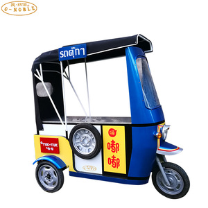 Chariot de nourriture mobile, cuisine de rue extérieure, voiture de restauration, tricycle à café à vendre - Product Image 2