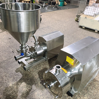 KINDING-Petit mélangeur émulsifiant à rotor et stator à 3 étages en acier inoxydable 316L, homogénéisateur en ligne à haut cisaillement pour produits chimiques