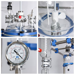 Glass Reactor with Integrated Heating Mantle for Uniform Heating - Product Image 2