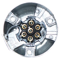Adaptateur de connecteur de remorque en aluminium 7 broches, prise et prise de remorque pour automobile, directement de l'usine