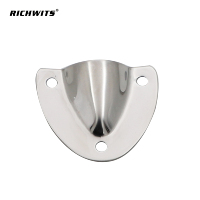 Cubierta de Ventilación Triangular de Acero Inoxidable 316 Tipo Concha para Barcos, Protector de Cables para Casco de Yate, Accesorios de Hardware para Cubierta