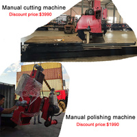 Machine à découper les comptoirs en granit, découpe le marbre avec des outils à eau pour le travail