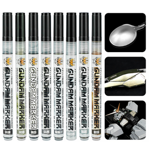 ปากกาเมทัลลิกกันน้ำ <span class=keywords><strong>ราคา</strong></span>สุดคุ้ม สำหรับระบายสีกันดั้มและหุ่นยนต์ ติดทนนาน - Product Image 2