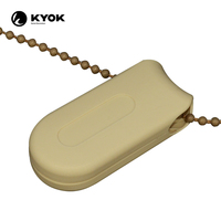 Stores enrouleurs métalliques manuels KYOK 2025, nouveau style européen simple, avec tringles à rideaux