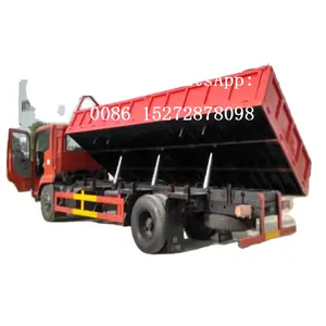 Beste Prijs Dongfeng 4X2 Hydraulische Opheffende Dump Truck Mijnbouw Dump Truck Side Dumper Truck