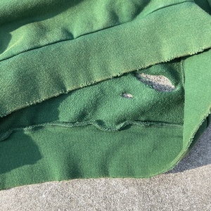 Sudadera con capucha de media cremallera de felpa francesa personalizada, con efecto desgastado, hombros caídos, lavado ácido y estampado, de algodón, para hombre - Product Image 5