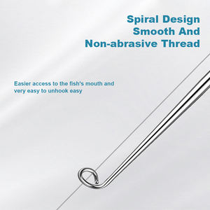 Hameçon de pêche professionnel, à <span class=keywords><strong>gorge</strong></span> profonde, en acier inoxydable, accessoire multifonctionnel pour attraper des poissons - Product Image 4