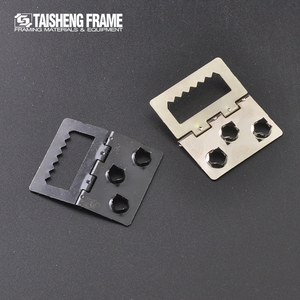 Support mural pour cadre <span class=keywords><strong>photo</strong></span>, fixation auto-agrippante, crochet pliable à dents de scie - Product Image 4