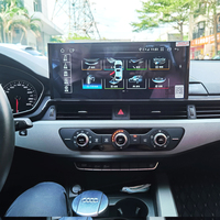 KANOR 12.3'' Écran Blue-ray 1920*720 Intégration Carplay Android 14 Lecteur multimédia de voiture pour Audi A4 B9 A5 2017-2019 Radio stéréo