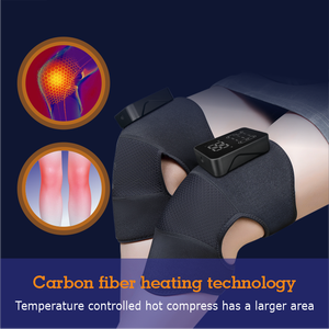 Cinturón de masaje para aliviar el dolor de las articulaciones, Protector de rodilla inalámbrico con vibración caliente - Product Image 6