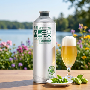 【官方旗舰店】中国销量最高的金星精酿啤酒1L*6瓶装香草香料毛尖茶风格艾尔啤酒3.3%酒精度瓶装 - Product Image 4