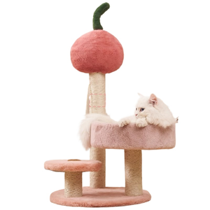 <strong>Cat</strong> <strong>Climbing</strong> <strong>Frame</strong> &amp; <strong>Cat</strong> Tree Integrated Eco-Friendly Jute Material Cute Style Small <strong>Cat</strong> Tower Scratching Post - Product Image 1