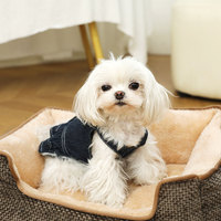 Grand lit orthopédique de luxe lavable en mousse à mémoire de forme pour chien, coussin pour chats et chiens, lits carrés confortables pour animaux de compagnie, vente en gros
