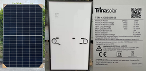แผงเซลล์แสงอาทิตย์แบบโมโน425W 435W โมดูลพลังงานแสงอาทิตย์โมดูล <span class=keywords><strong>Trina</strong></span> กรอบสีดำชนิด N 420W 430W 440W - Product Image 4