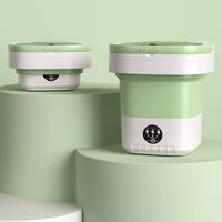 Lave-linge pliable 12L, entièrement automatique, avec essorage, portable pour la maison, le dortoir, les sous-vêtements et les chaussettes de bébé