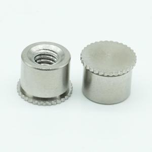 Pernos galvanizados de acero al carbono roscados con agujero ciego dentado M3 3, 5M3 M4 SM4 M5, 1/2" - Product Image 1