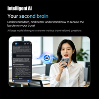 Dictaphone numérique magnétique à IA avec enregistreur vocal ChatGPT, double stockage, cryptage, sauvegarde cloud, transcription, résumé, utilisation confidentielle