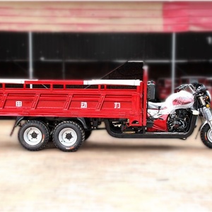 Motocicleta de 350 CC con Refrigeración por Agua, Personalizada, de Doble Rueda/9 Ruedas, Triciclo de Carga de 9 Ruedas con Doble Eje Trasero - Product Image 3