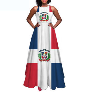 Moda bandera mexicana vestido de fiesta de verano Mujer para vacaciones al por mayor a granel elegante Camis niñas vestidos vestido sin mangas - Product Image 5