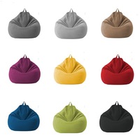 Fauteuil multifonctionnel moderne et minimaliste pour salon, best-seller, direct usine, en tissu, fauteuil paresseux, pouf-lit, une place