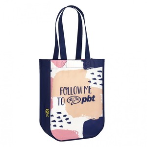 Bolsa de Compras Reutilizable, Económica, Ecológica, de Tela No Tejida, Personalizable con Logotipo, Plegable, Laminada e Impresa - Product Image 3