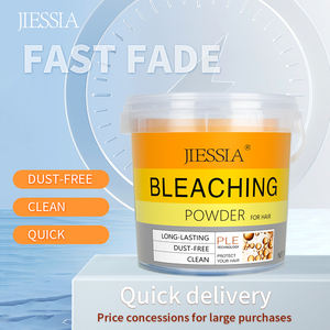 ผลิตภัณฑ์จัดแต่งทรงผมระดับมืออาชีพ ผงฟอกสีผมสูตรแอมโมเนียต่ำ ปราศจากฝุ่น สีฟ้า ช่วยให้ผมขาวขึ้น - Product Image 4