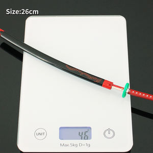 Spade cacciatrice di demoni modelli Anime Kimetsu 26cm Samurai giocattolo spada ciondolo in metallo artigianato regali cacciatrice di demoni - Product Image 6