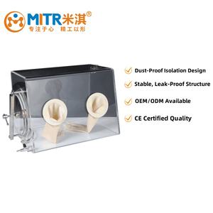 Caja de Guantes de Acrílico para Laboratorio Personalizada MITR, Cámara de Vacío, Caja de Guantes de Vidrio Orgánico Transparente para Experimentos Universitarios - Product Image 1