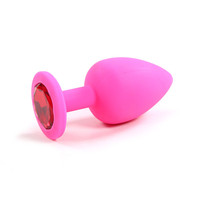 Vibromasseur anal en silicone MUQU pour adultes (noir/rose) Masturbateur à triple diamètre