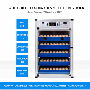 Incubateurs domestiques 200W entièrement automatiques pour l'élevage de volailles, mini-incubateur et éclosoir à poulets, outils d'éclosion en PVC - Product Image 6