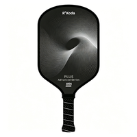 Raquette de pickleball haute performance en fibre de carbone, noyau en nid d'abeille PP, raquette de pickleball de tournoi