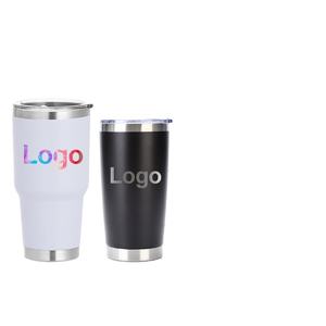 Vaso de Viaje Personalizado de Acero Inoxidable de 20 oz, Taza de Café con Aislamiento al Vacío de Doble Pared y Pajita, Capacidad de 350 ml - Product Image 3