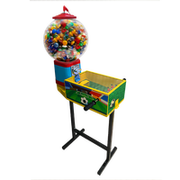 Distributeur automatique de jouets ZENJET avec système de paiement par jetons, distributeur de capsules mécanique en aluminium, capacité de 150-200 pièces, 20 000 cycles, 1