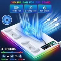 Vente en gros Station de charge ultra-mince Station de refroidissement pour PS5/PS5 Slim/PS5 Pro Disc Console numérique